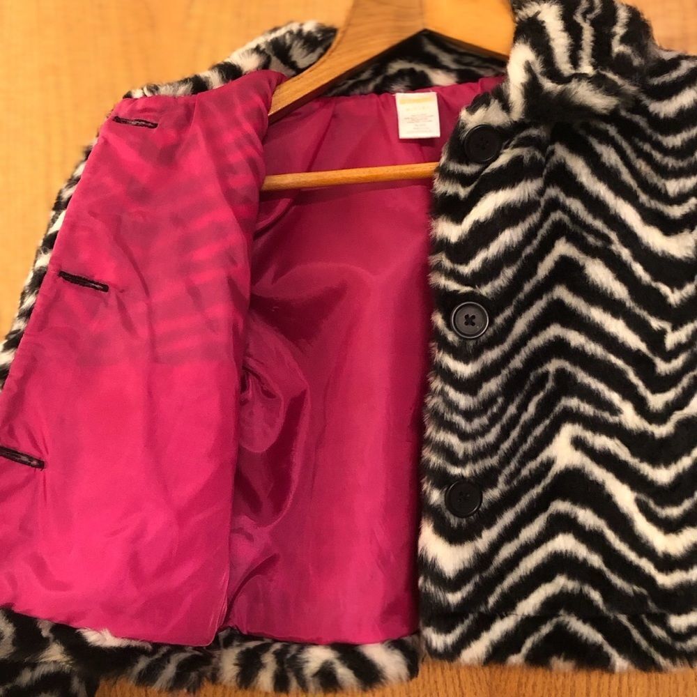 Gymboree Zebra Print Jacket Size M - Picture 3 of 5
